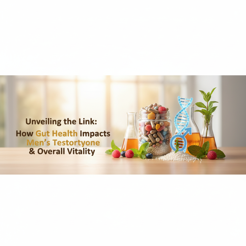 Unveiling the Link: How Gut Health Impacts Men's Testosterone & Overall Vitality